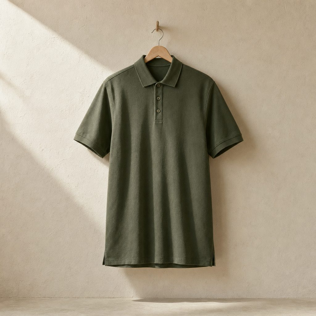 Polo de piqué de algodón orgánico